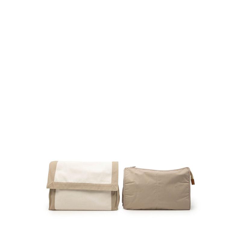 Bicolor Canvas Tapis de Selle Clutch - Image 8