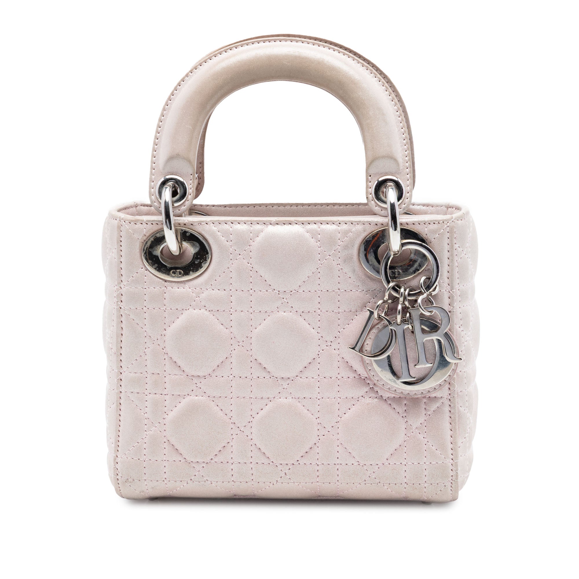 Mini Iridescent Lambskin Cannage Lady Dior - Image 1