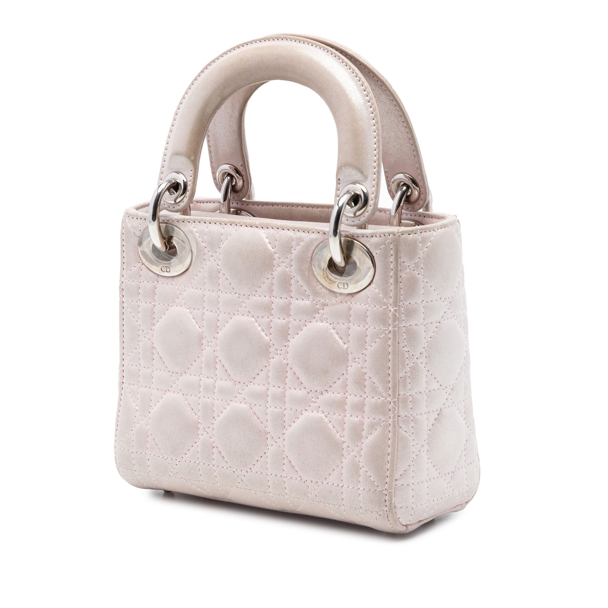 Mini Iridescent Lambskin Cannage Lady Dior - Image 2