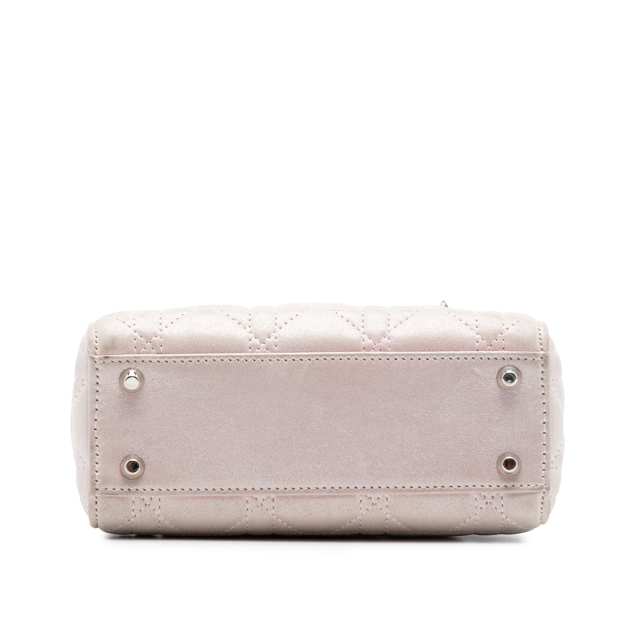 Mini Iridescent Lambskin Cannage Lady Dior - Image 3