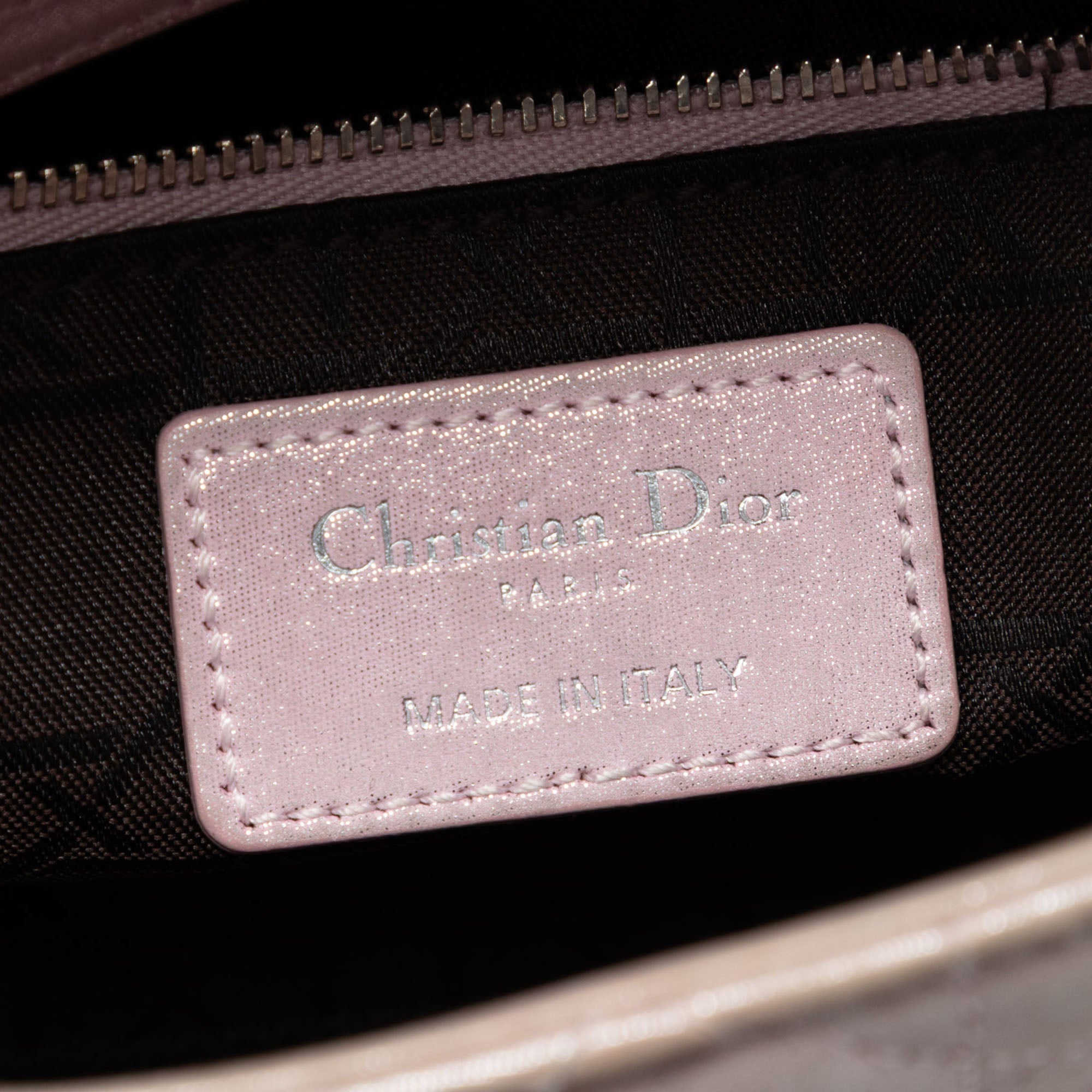 Mini Iridescent Lambskin Cannage Lady Dior - Image 5