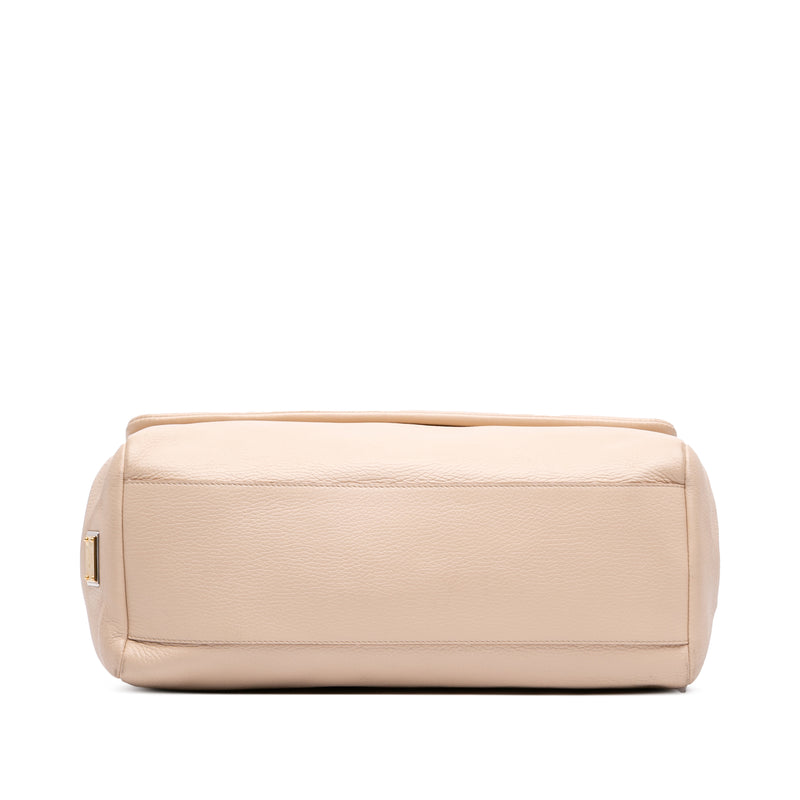 Large Pebbled Leather Miss Sicily Satchel - Image 3