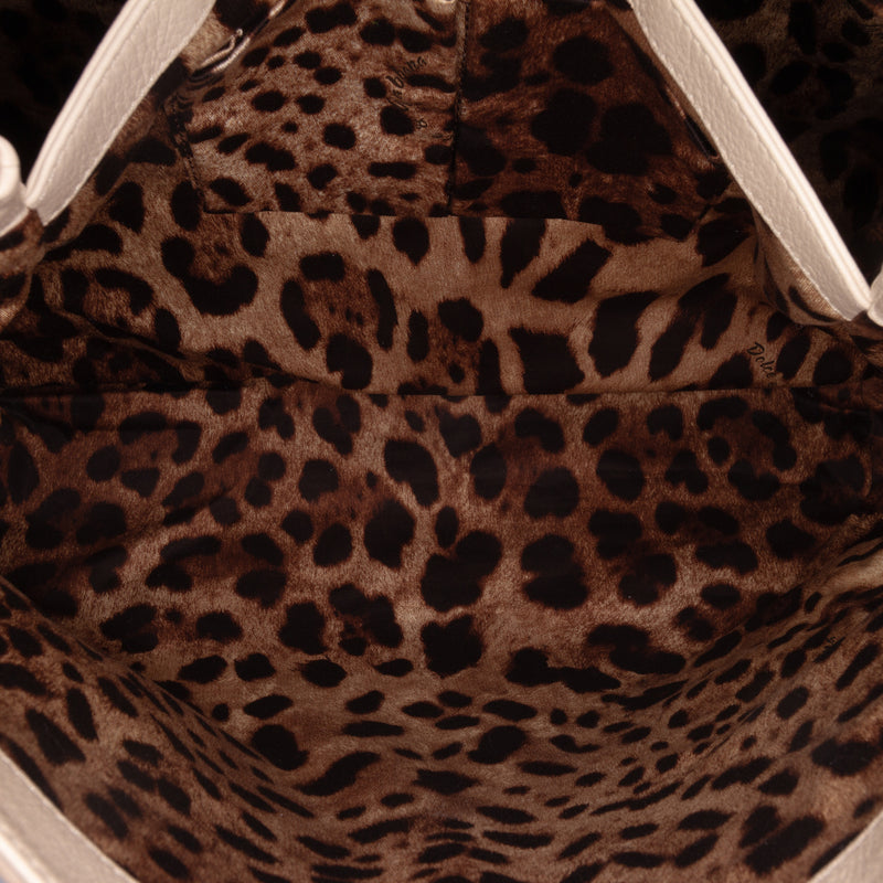 Large Pebbled Leather Miss Sicily Satchel - Image 4