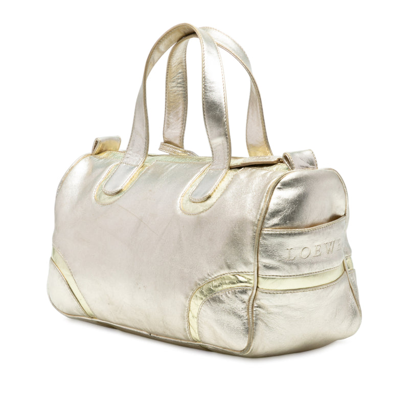 Metallic Leather Handbag - Image 2
