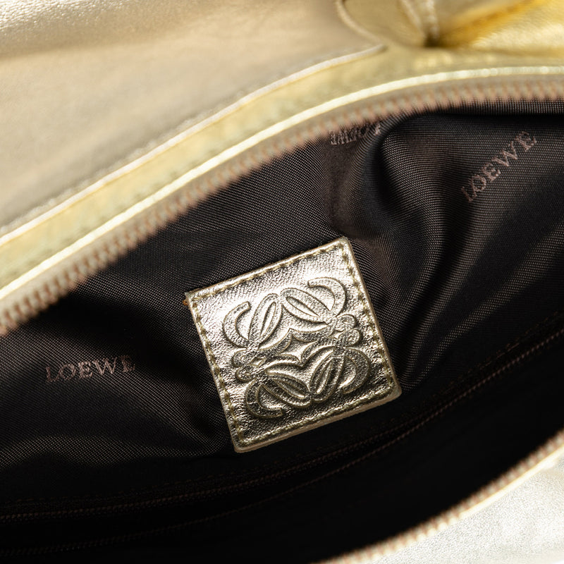 Metallic Leather Handbag - Image 5
