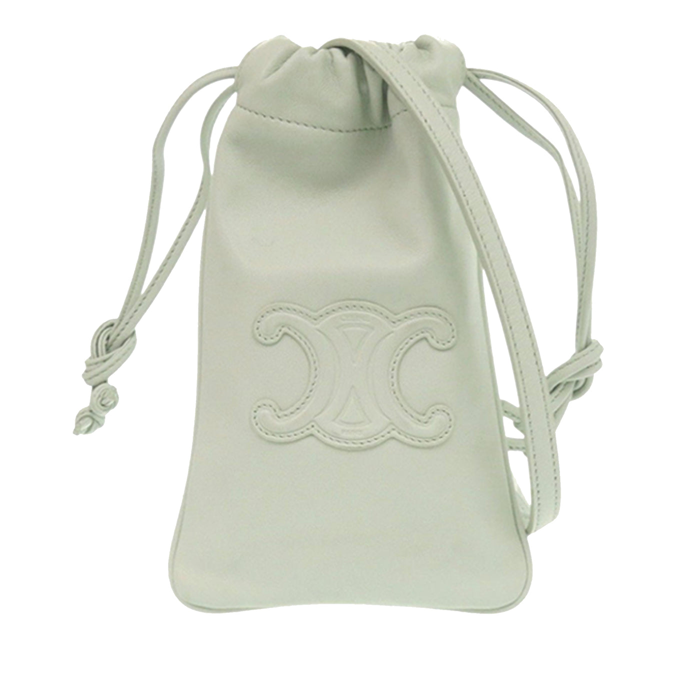 Calfskin Cuir Triomphe Phone Pouch - Image 1