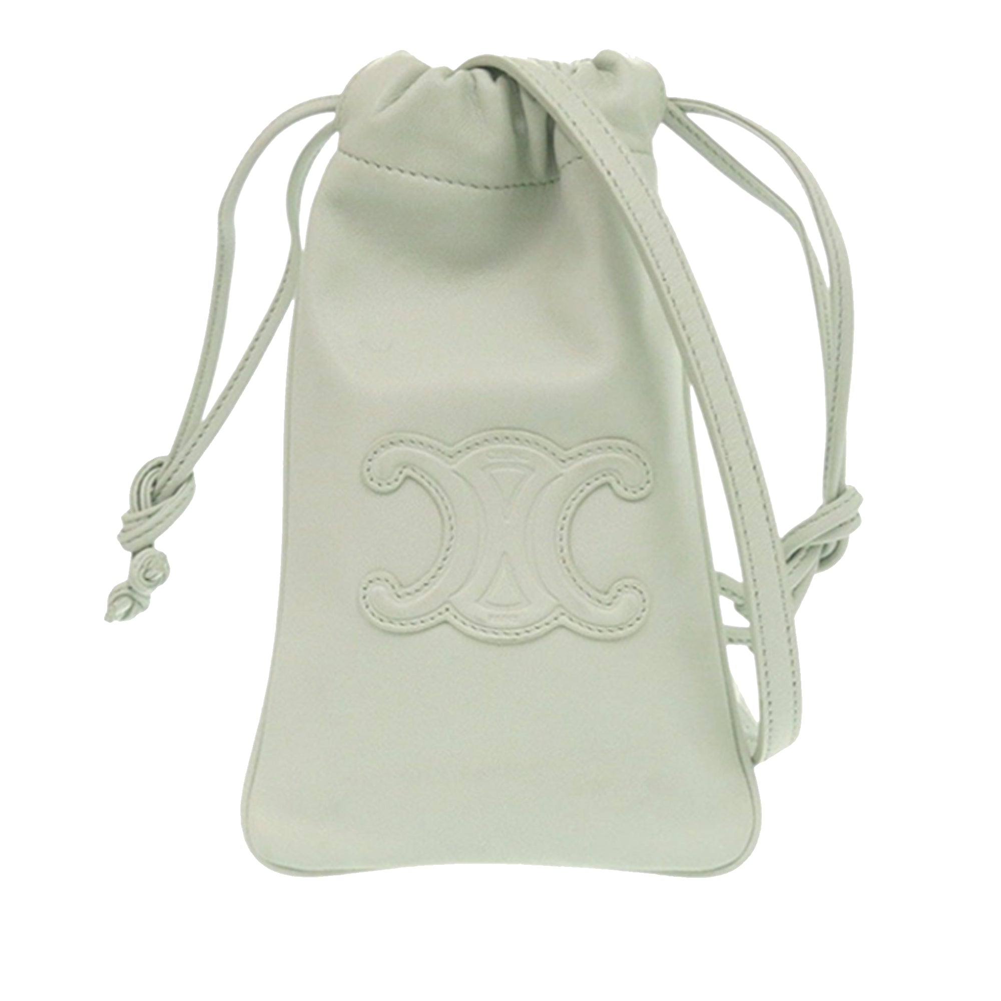 Calfskin Cuir Triomphe Phone Pouch - Image 1