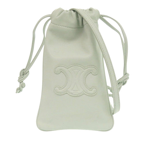 Calfskin Cuir Triomphe Phone Pouch - Image 1