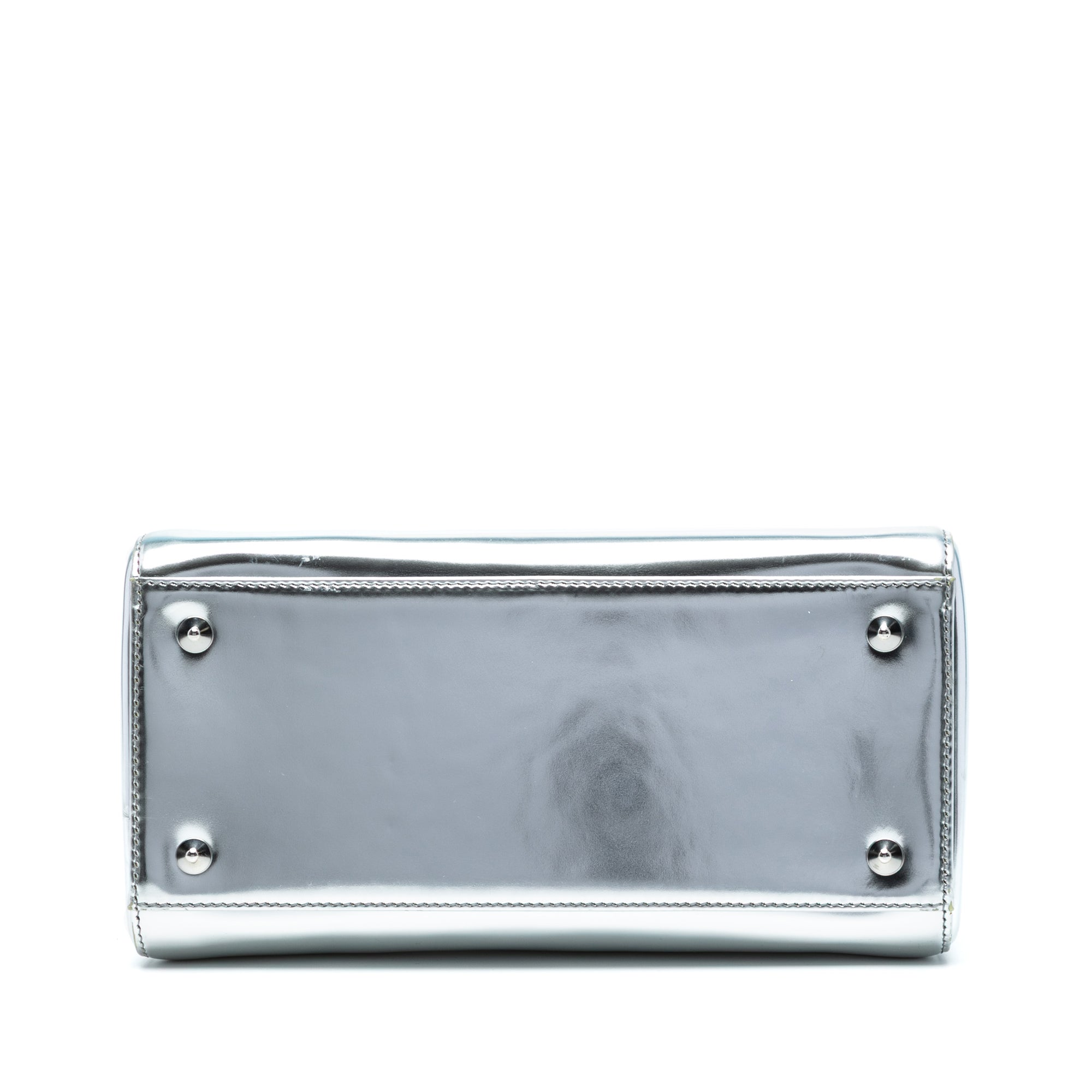 Medium Metallic Patent Lady Dior - Image 3