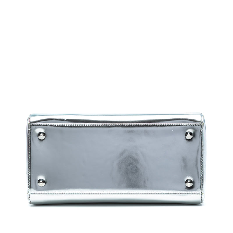 Medium Metallic Patent Lady Dior - Image 3