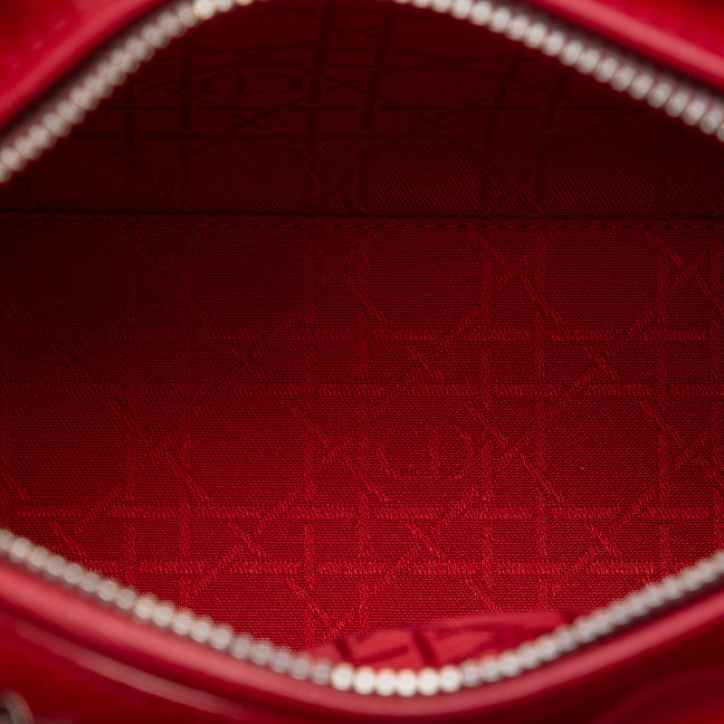 Medium Patent Cannage Lady Dior - Image 4
