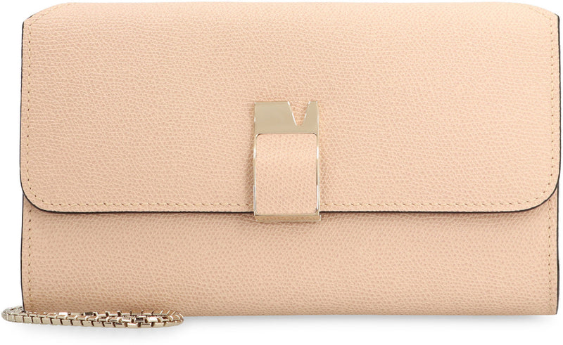 Valextra Nolo Clutch — Pink Calf