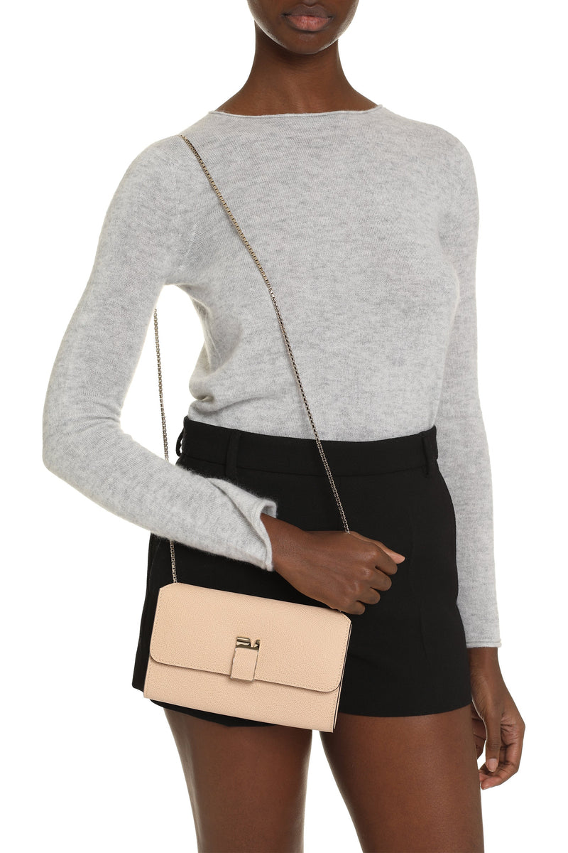 Valextra Nolo Clutch — Pink Calf