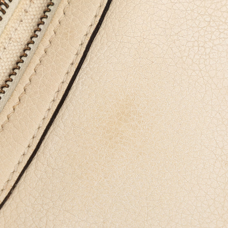 Leather Logo Half Moon Crossbody - Image 7