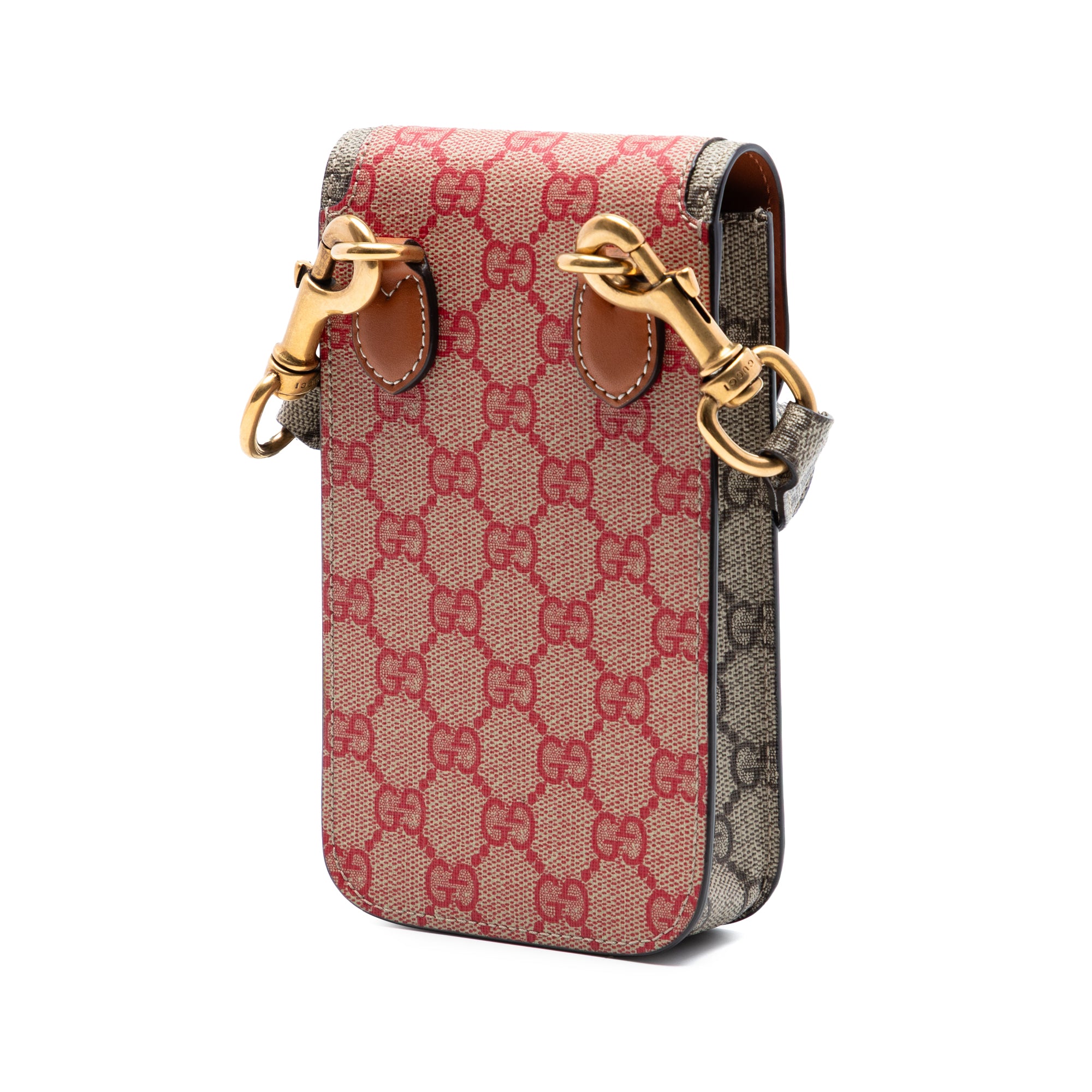 Dans Le Vert GG Supreme Web Phone Holder Crossbody - Image 2