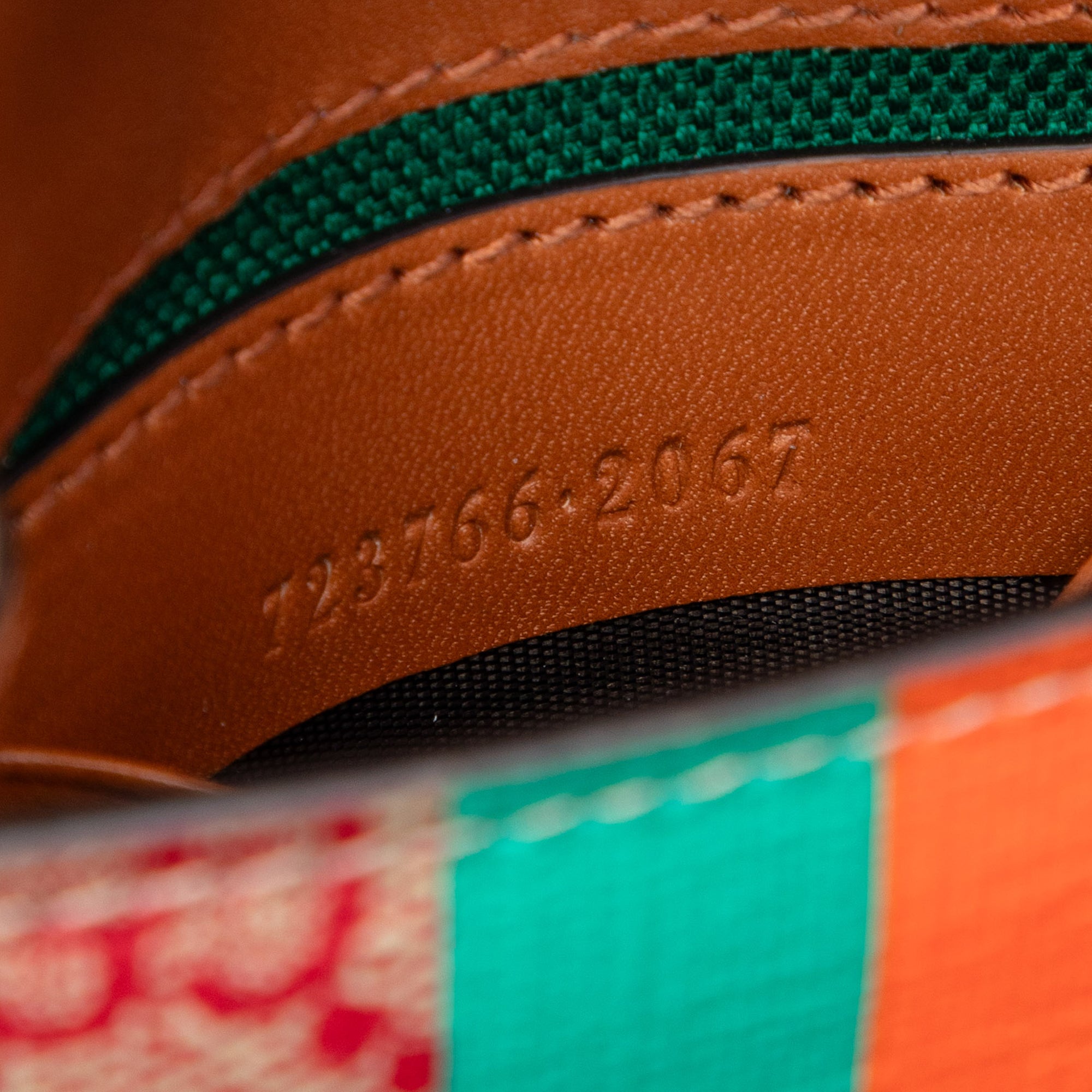 Dans Le Vert GG Supreme Web Phone Holder Crossbody - Image 6