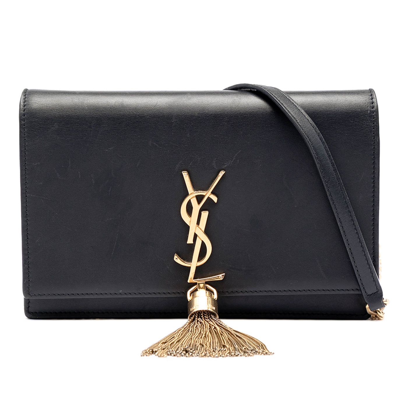 Smooth Calfskin Monogram Kate Tassel Chain Wallet - Image 1