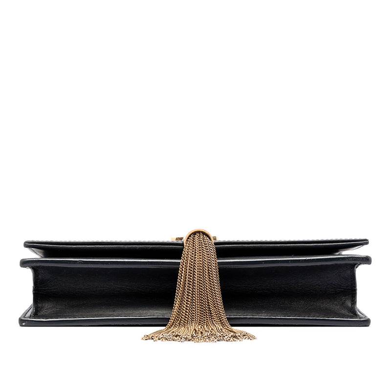 Smooth Calfskin Monogram Kate Tassel Chain Wallet - Image 3