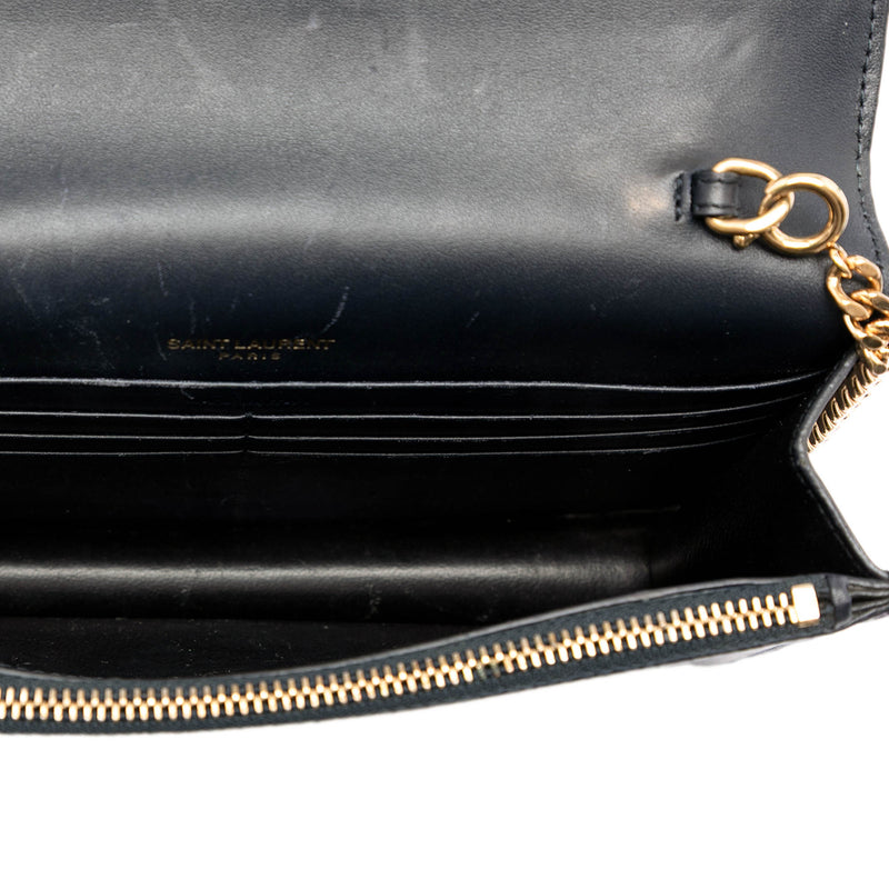 Smooth Calfskin Monogram Kate Tassel Chain Wallet - Image 4