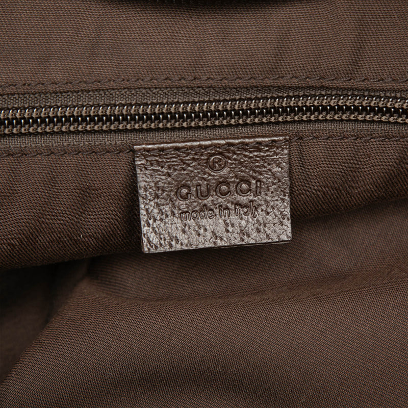 GG Canvas Web Satchel - Image 5
