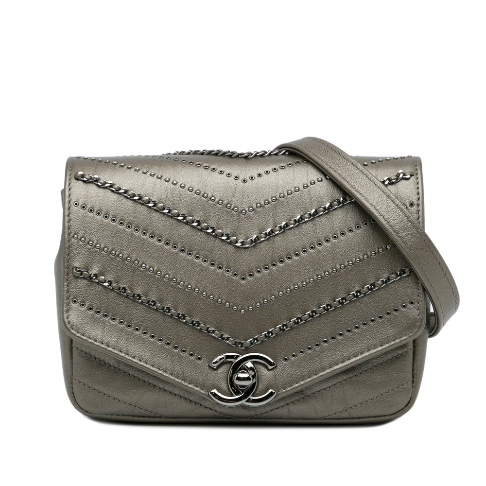 Small Chevron Data Center Envelope Flap Bag · HEWI