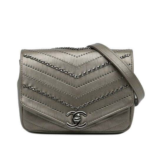Small Chevron Data Center Envelope Flap Bag - Image 1
