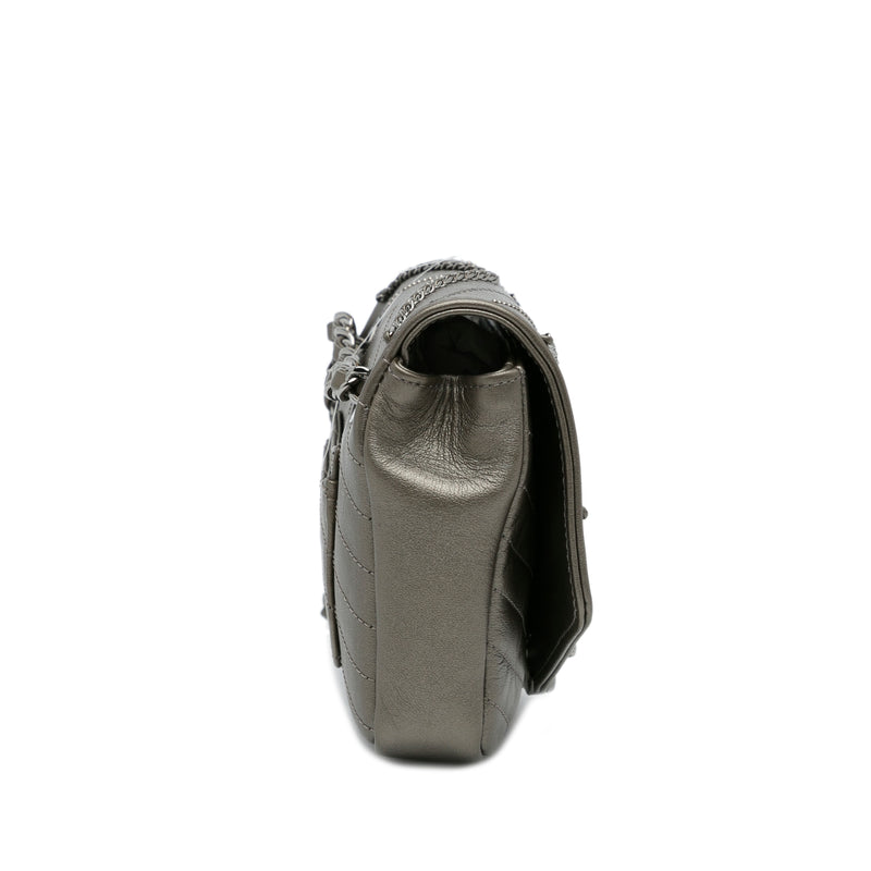 Small Chevron Data Center Envelope Flap Bag - Image 4