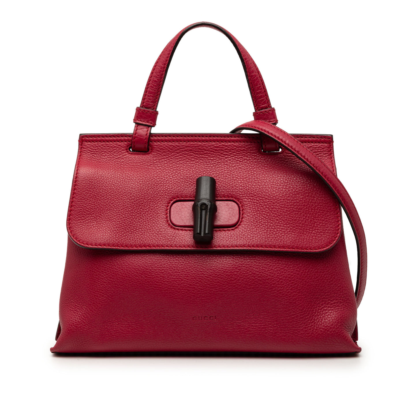 Small Calfskin Bamboo Daily Satchel - Image 1