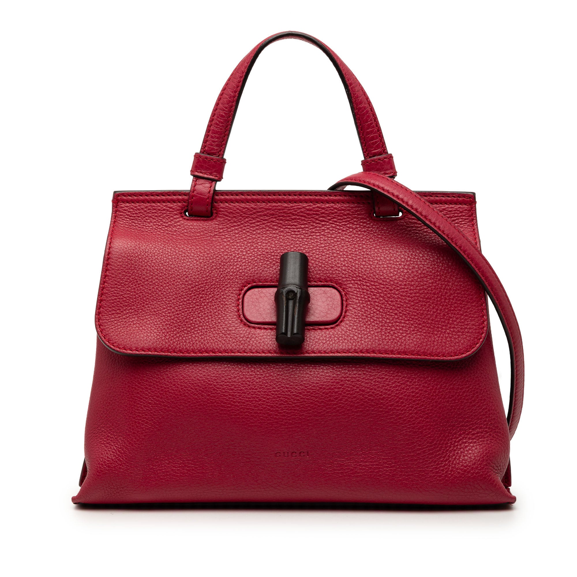 Small Calfskin Bamboo Daily Satchel - Image 1