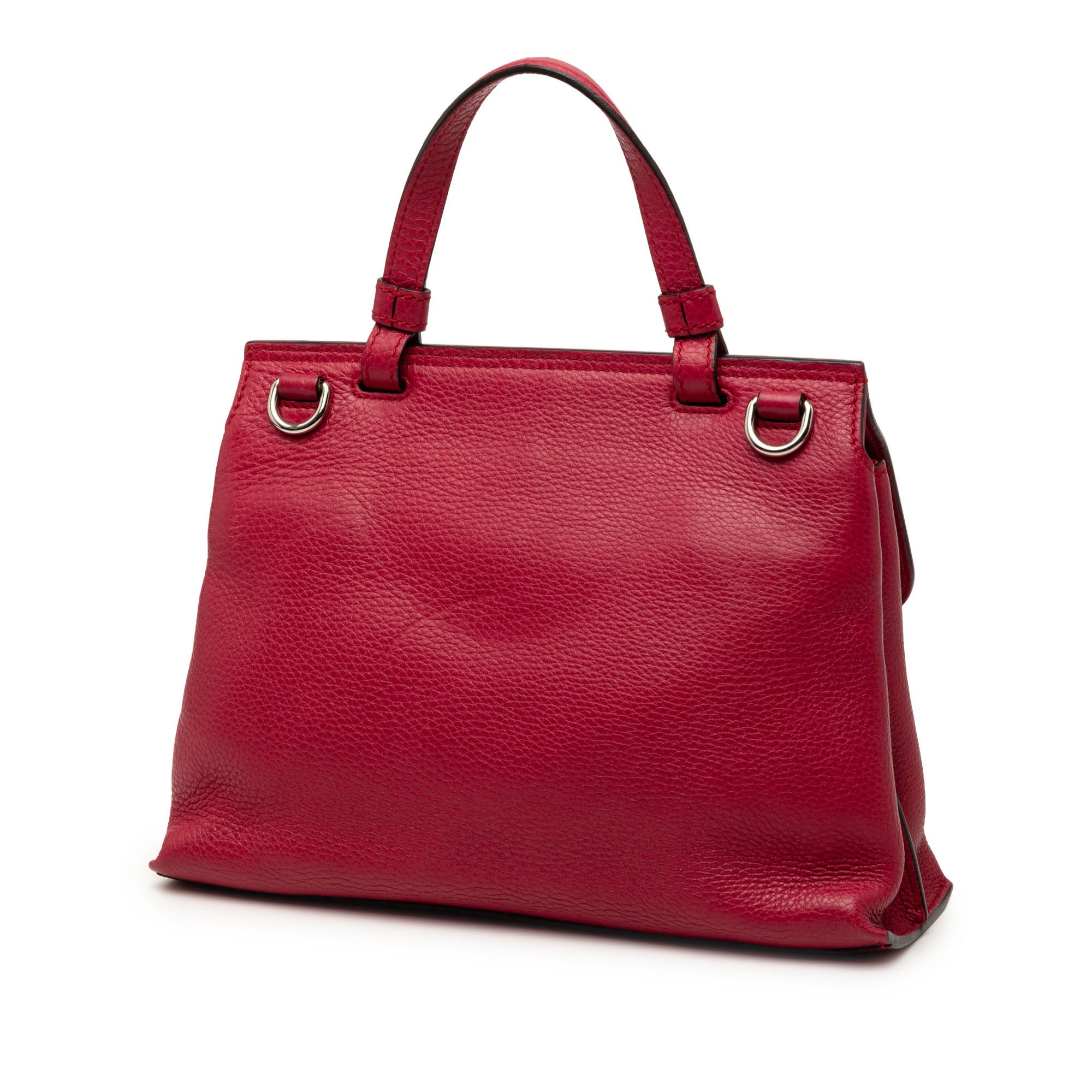 Small Calfskin Bamboo Daily Satchel - Image 2