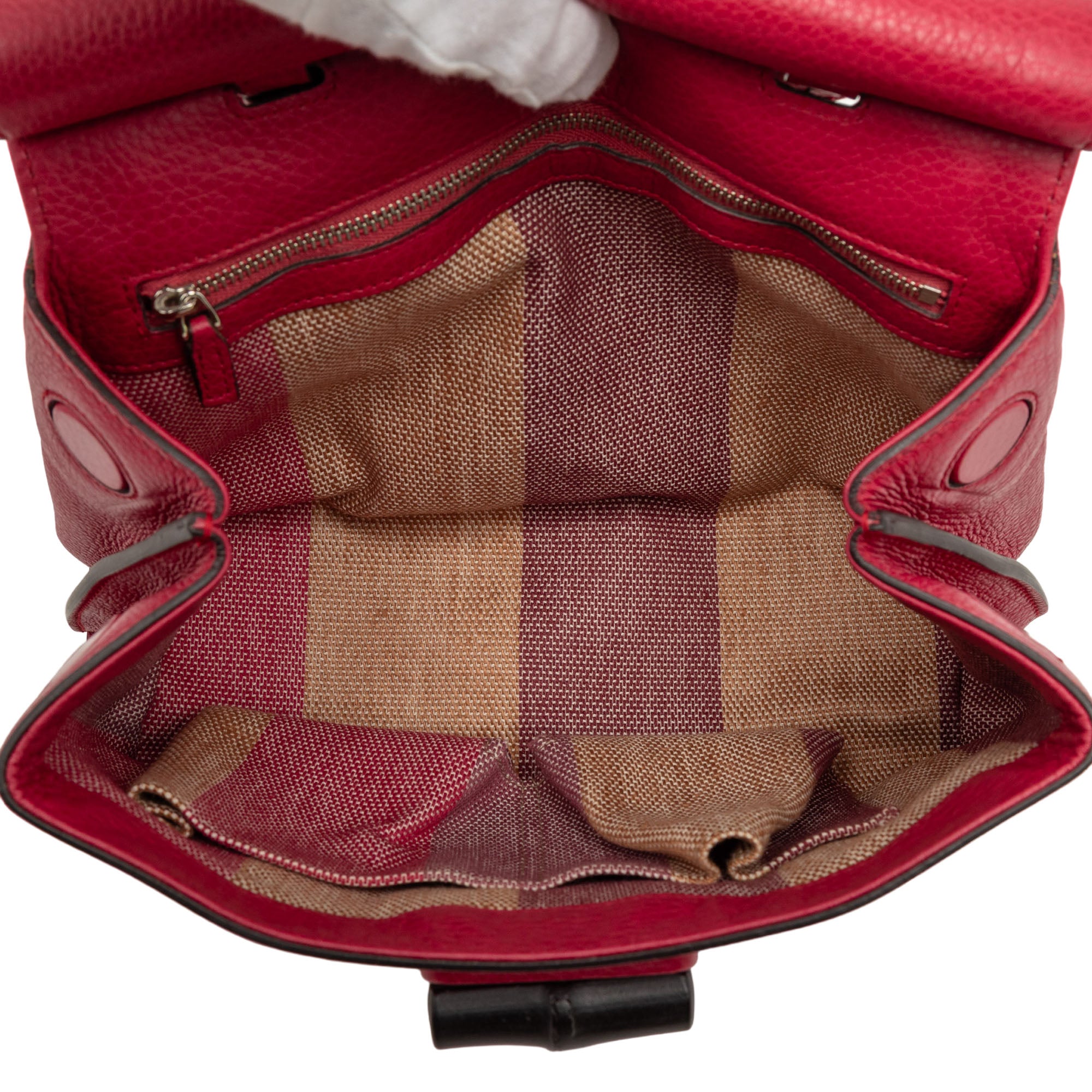 Small Calfskin Bamboo Daily Satchel - Image 4