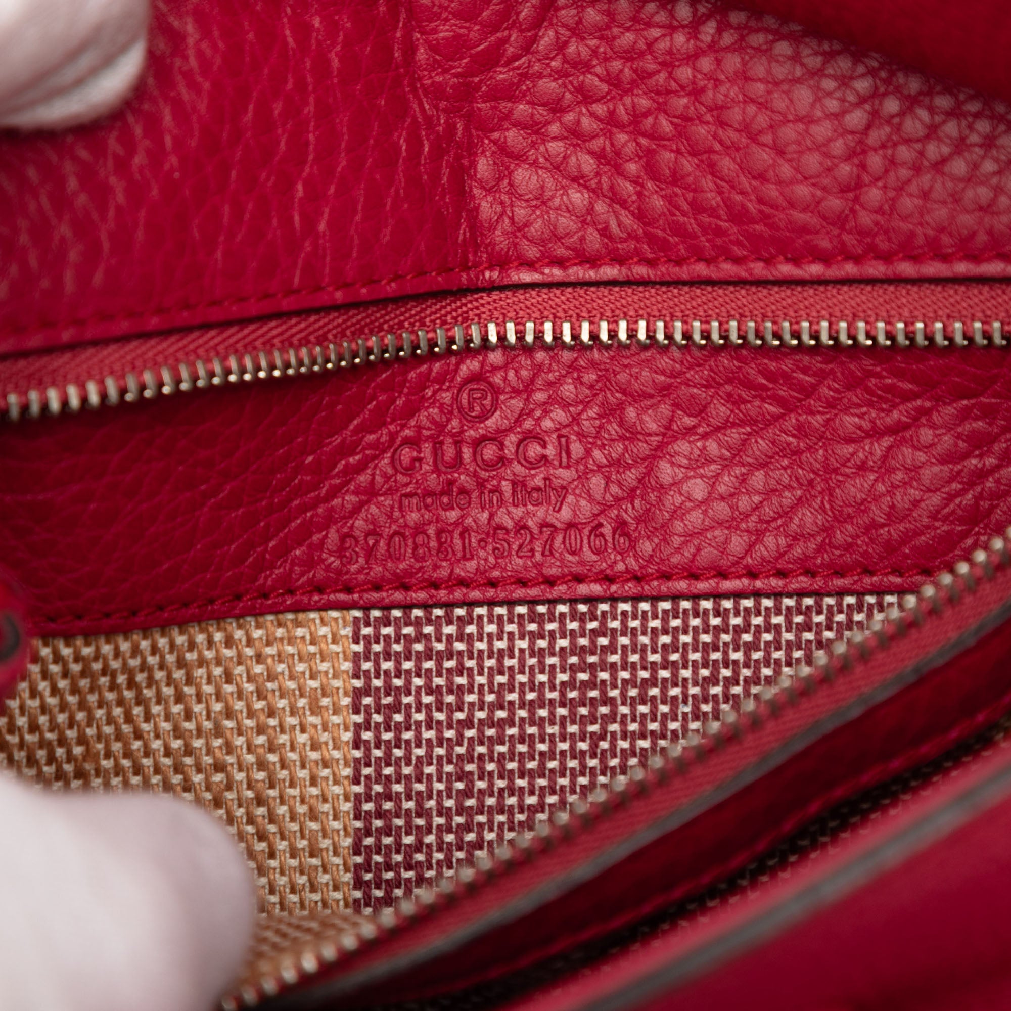 Small Calfskin Bamboo Daily Satchel - Image 5