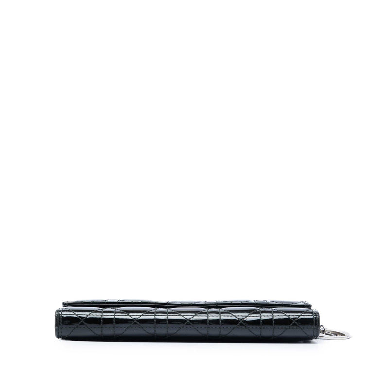 Patent Cannage Lady Dior Wallet On Chain - Image 3