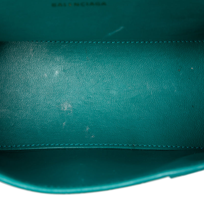 Croc Embossed Calfskin Hourglass Top Handle Bag XS - Image 4
