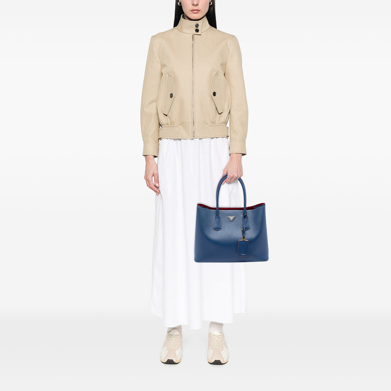 Large Saffiano Cuir Double Satchel - Image 6