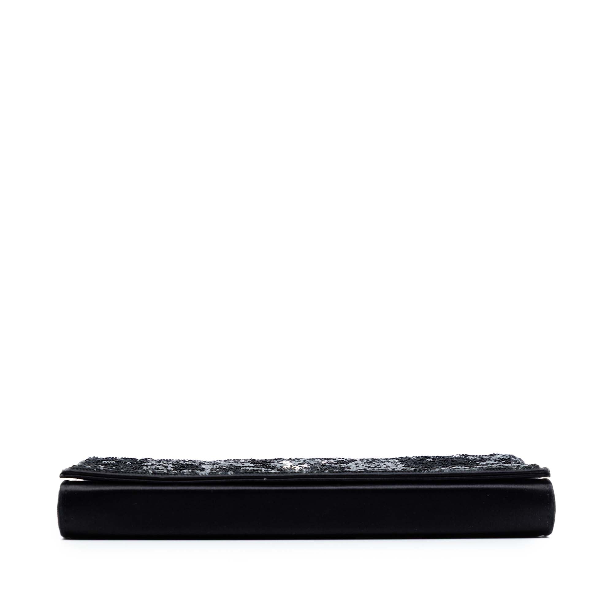 Sequin Monogram Kate Wallet on Chain - Image 3