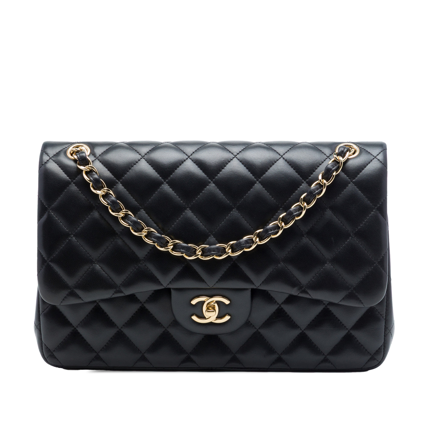 Jumbo Classic Lambskin Double Flap - Image 1