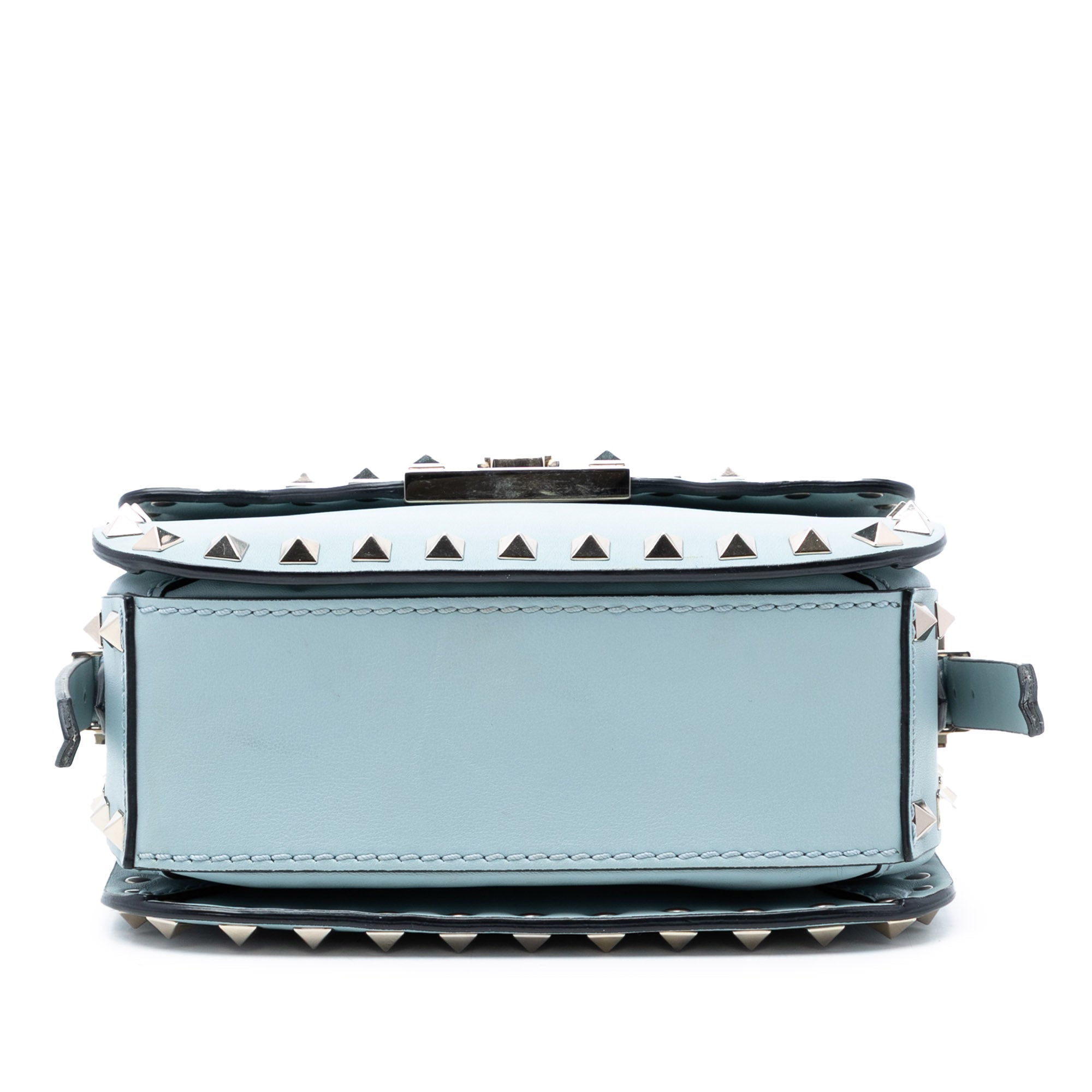 Mini Leather Rockstud Flap Crossbody - Image 3