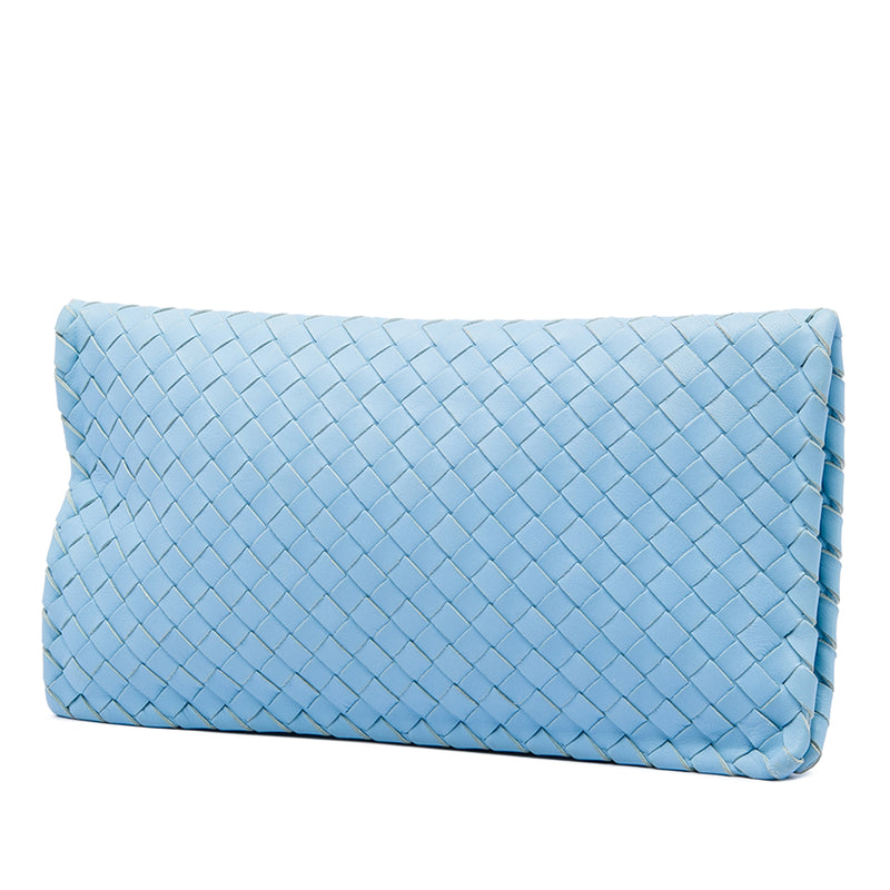 Nappa Intrecciato Turn Lock Clutch - Image 2