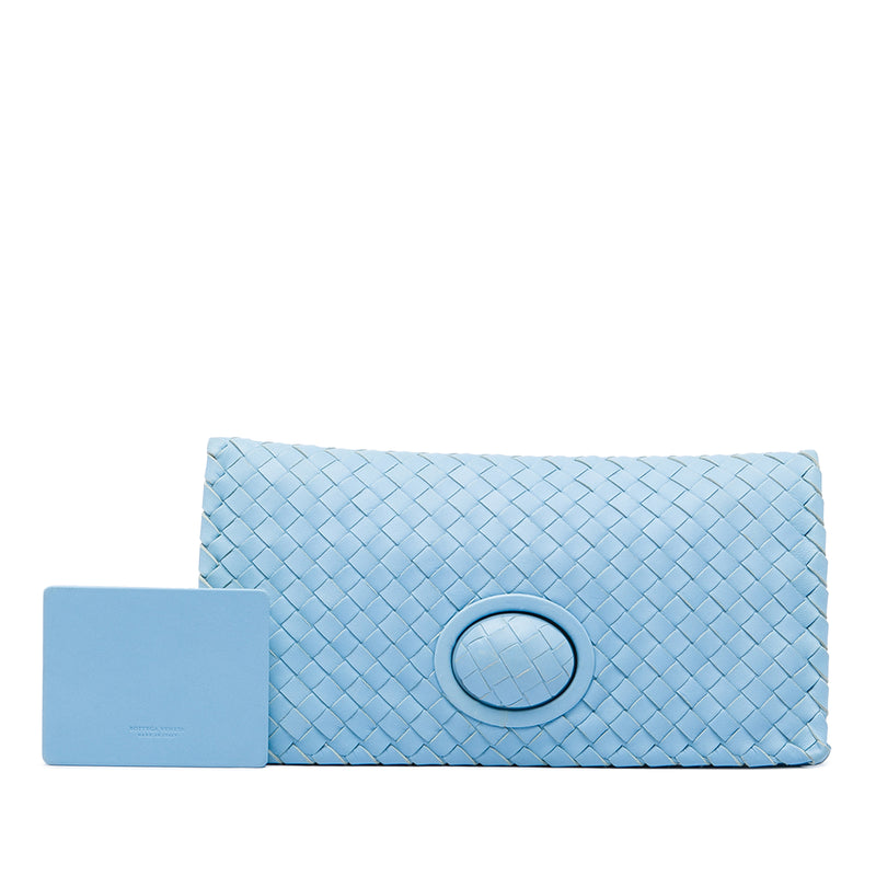 Nappa Intrecciato Turn Lock Clutch - Image 6
