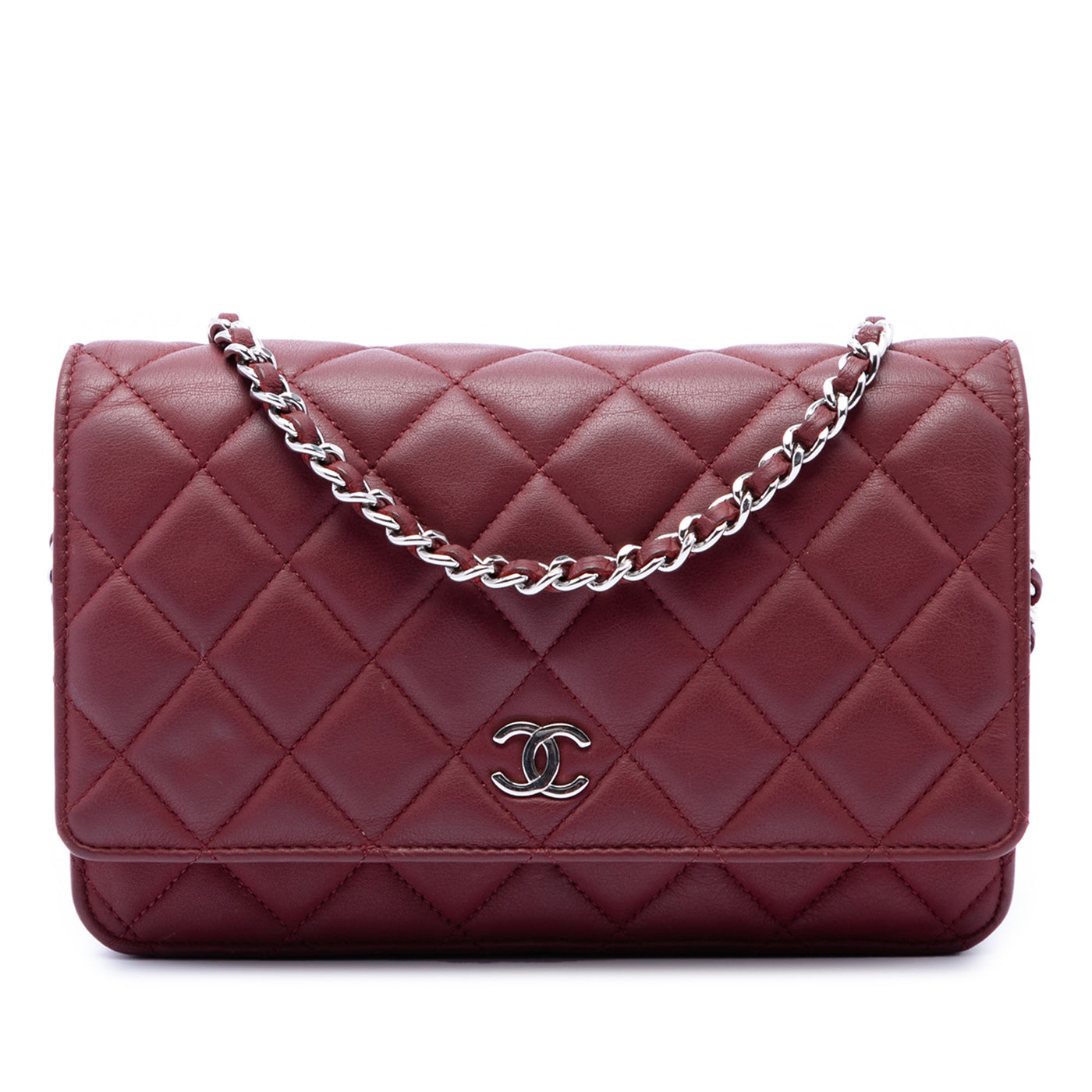 CC Quilted Lambskin Wallet on Chain - Image 1