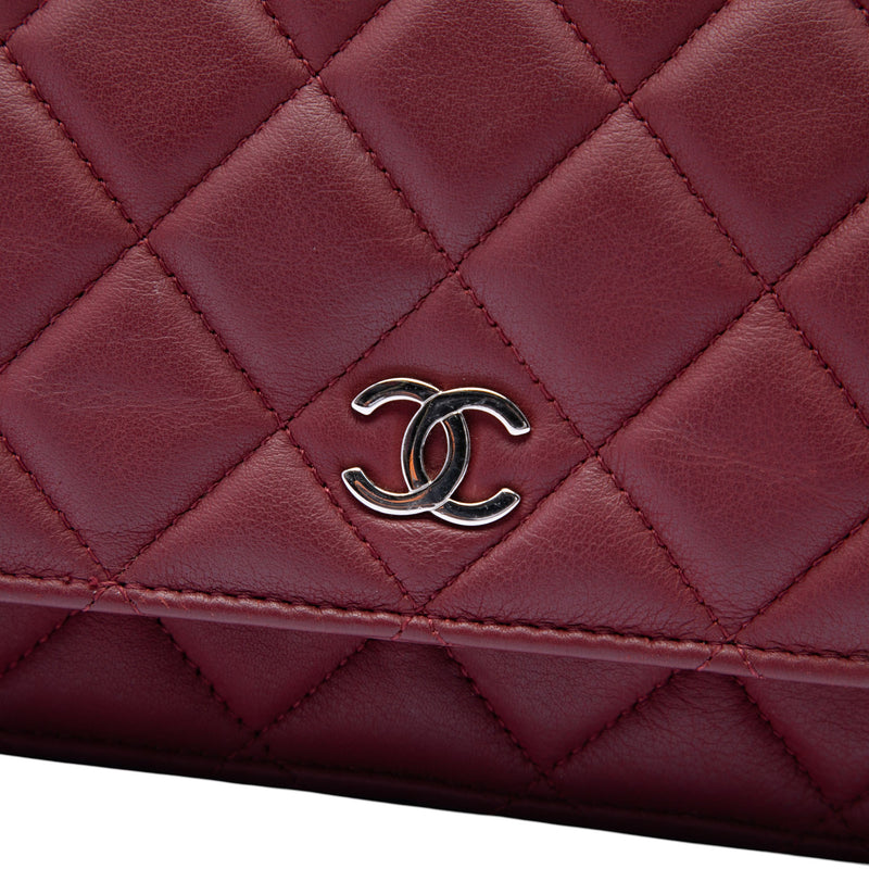CC Quilted Lambskin Wallet on Chain - Image 6