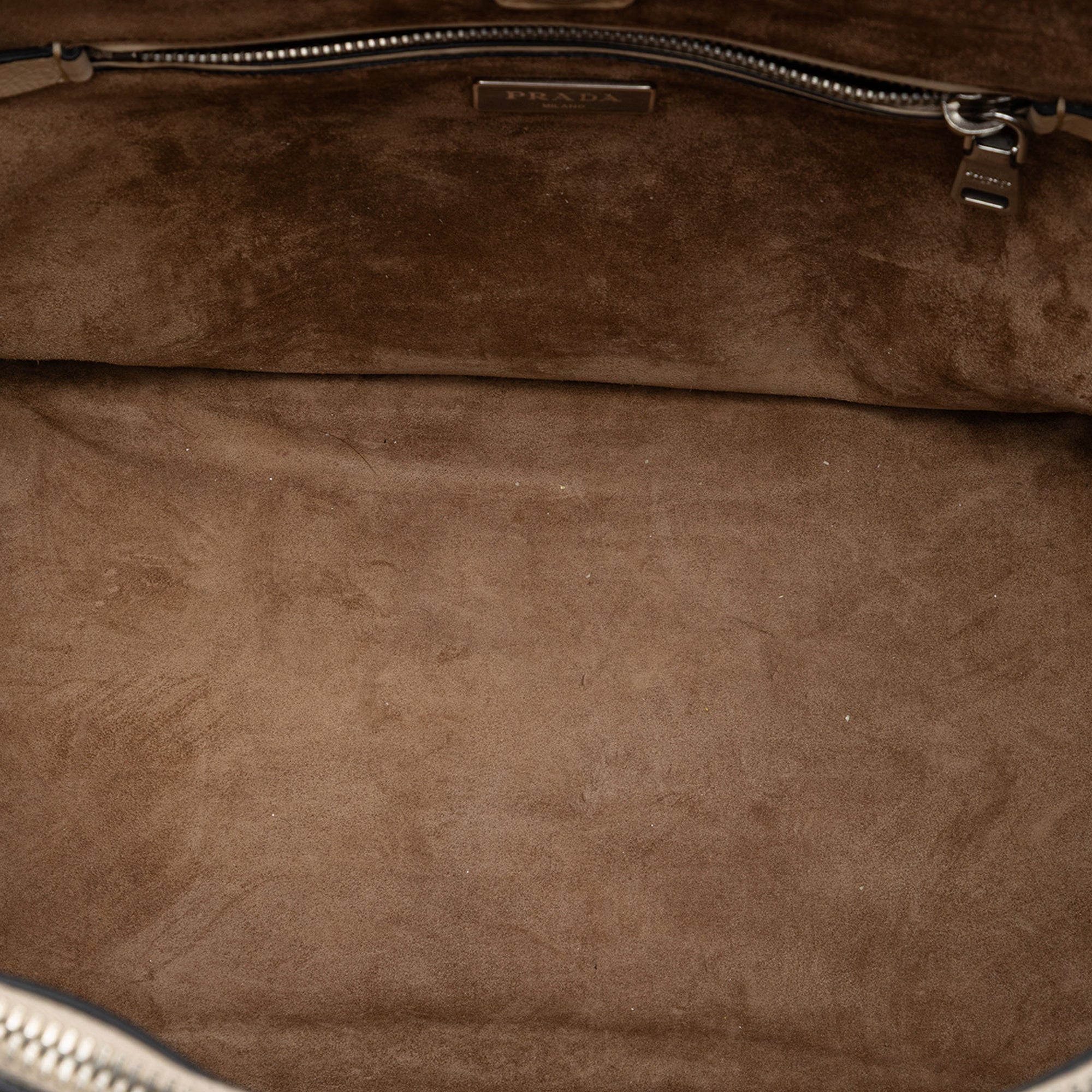 Glace Calf Twin Pocket Double Handle Satchel - Image 4