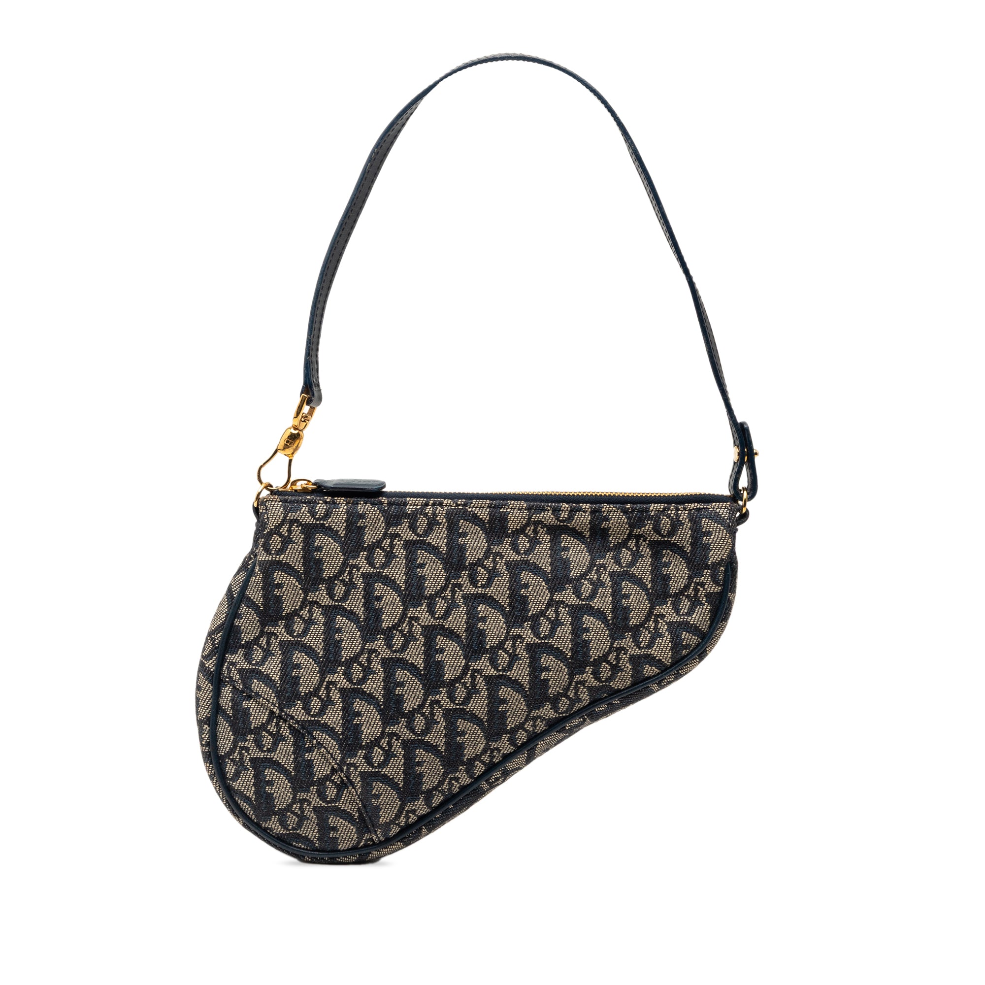 Mini Diorissimo Canvas Saddle Pochette - Image 1