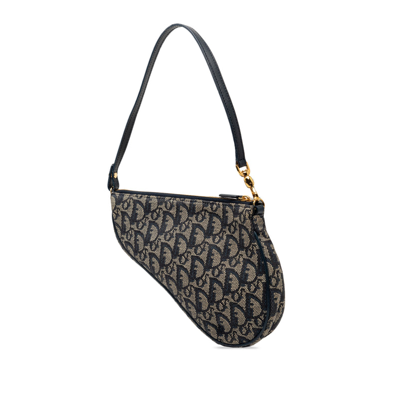 Mini Diorissimo Canvas Saddle Pochette - Image 2