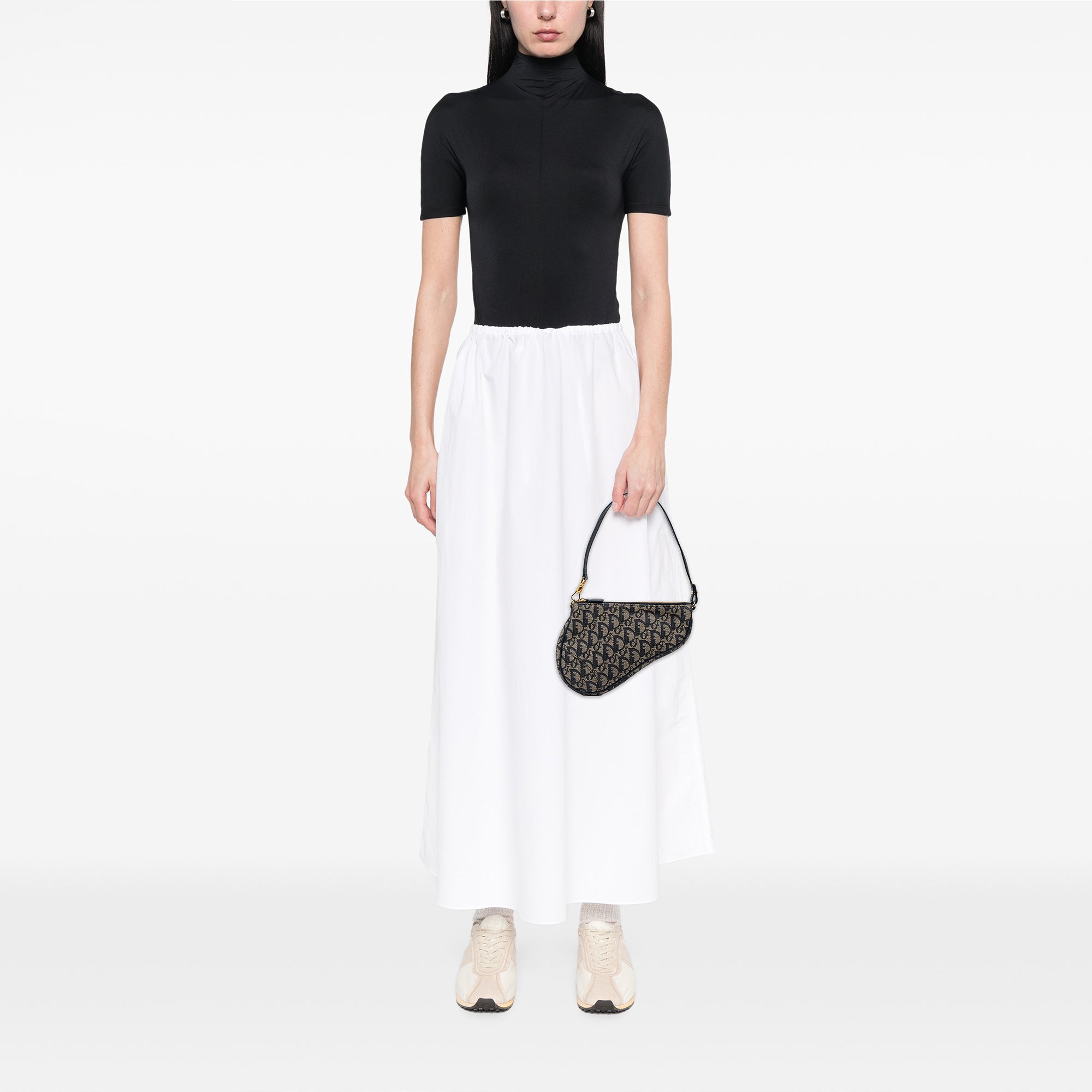 Mini Diorissimo Canvas Saddle Pochette - Image 7