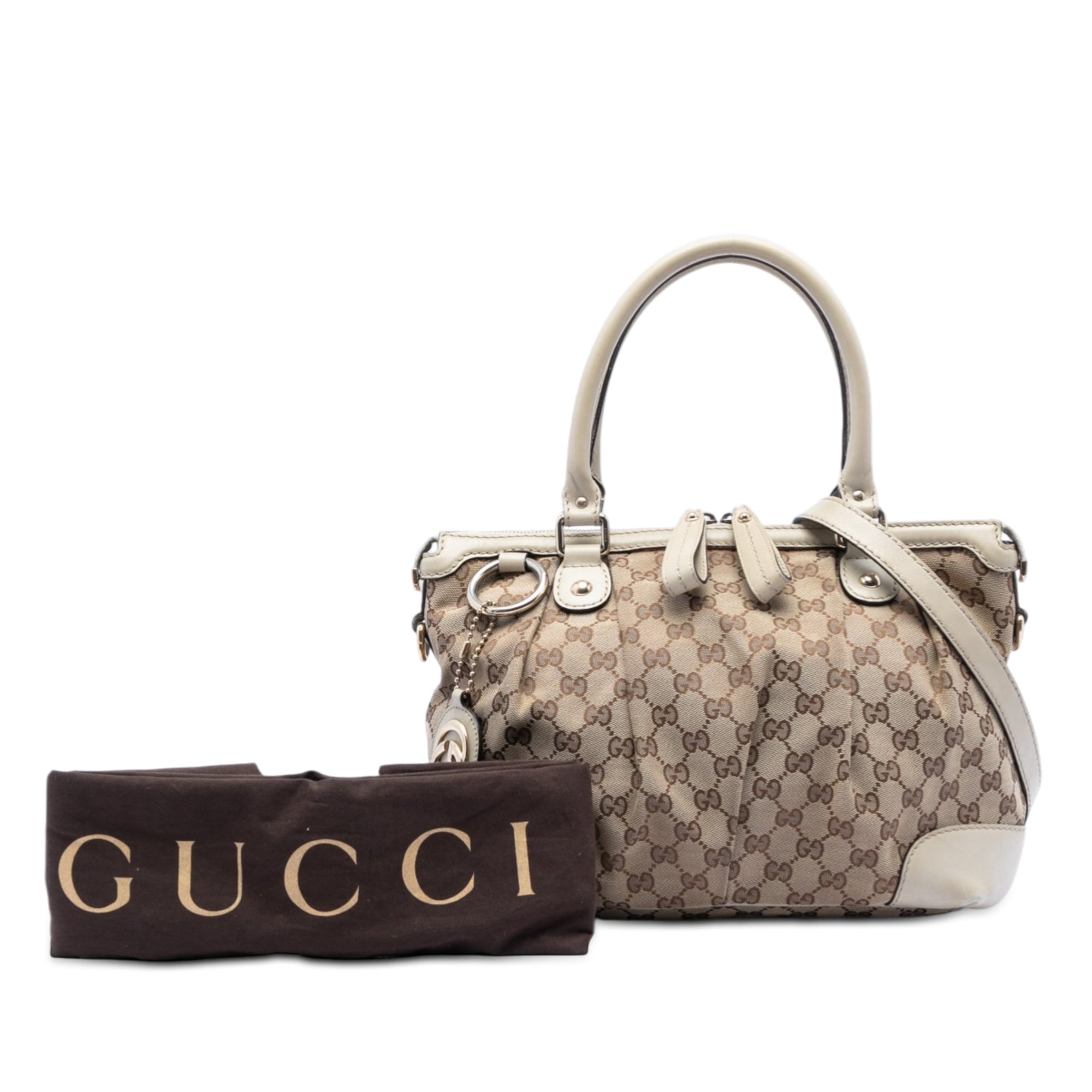 GG Canvas Sukey Satchel - Image 8