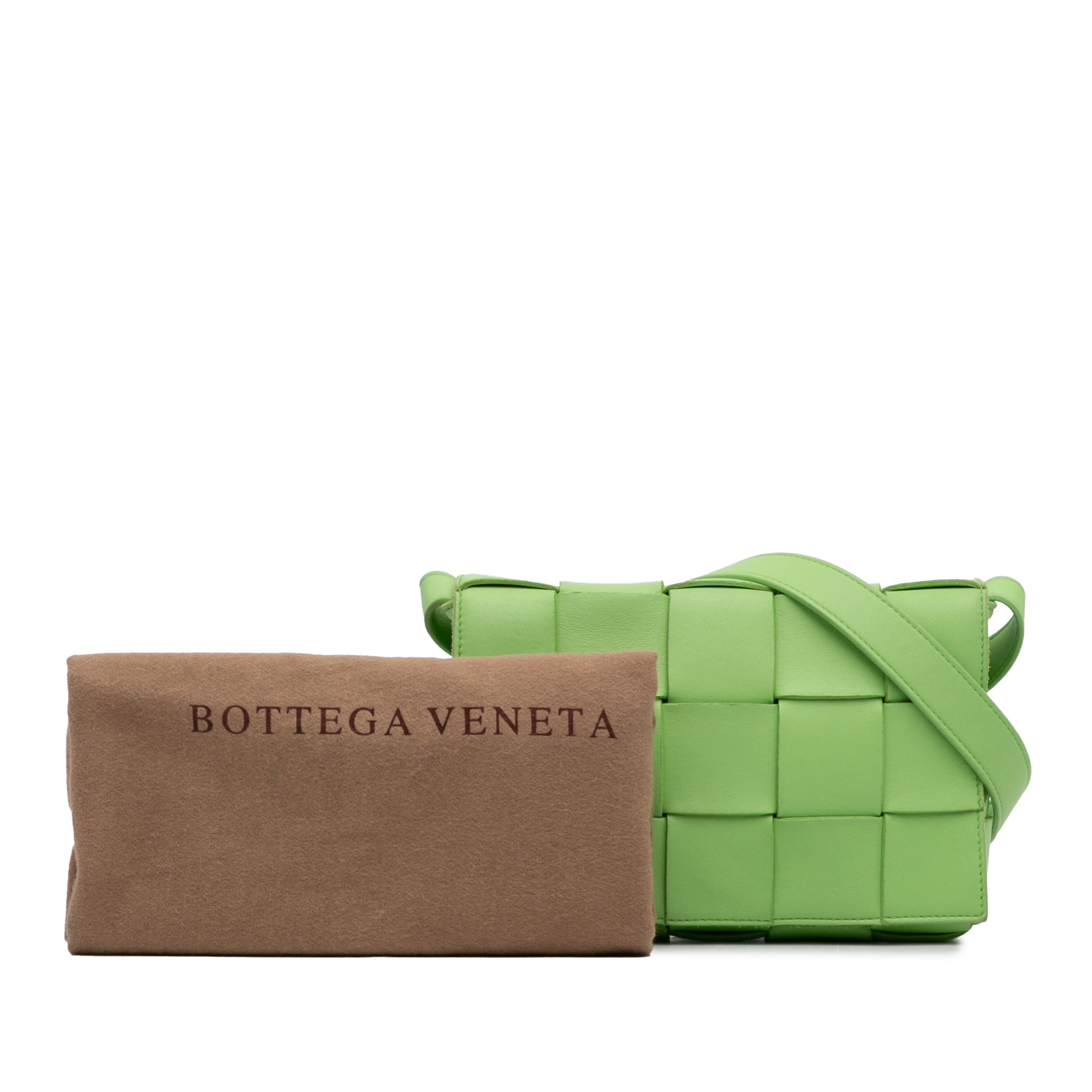 Nappa Intrecciato Cassette Crossbody - Image 11