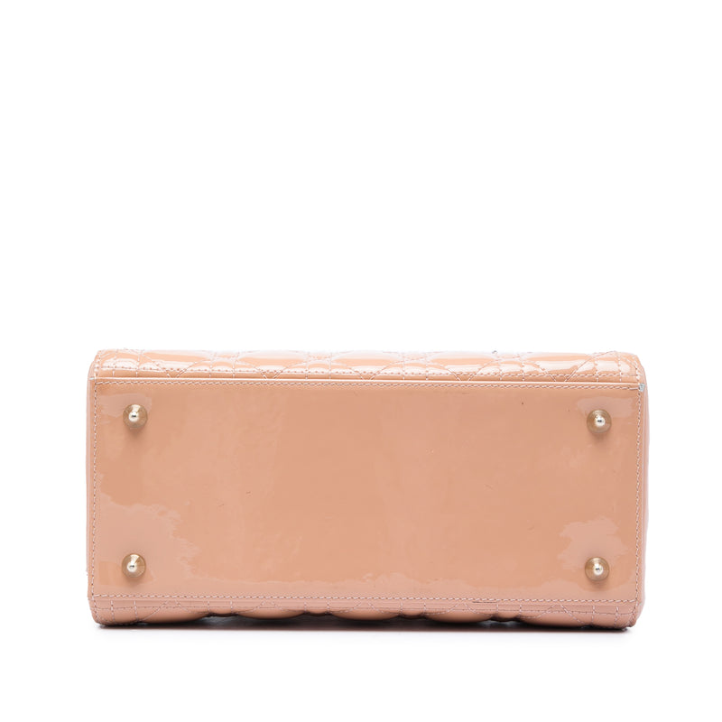 Medium Patent Cannage Lady Dior - Image 3
