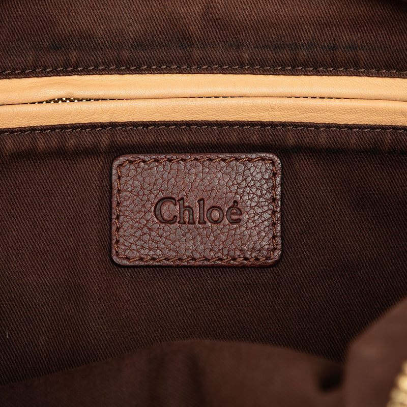 Medium Leather Paraty Satchel - Image 5